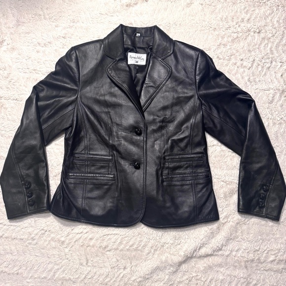 Pamela McCoy Jackets & Blazers - Vintage 90’s Pamela McCoy Buttery Soft Leather Jacket – Size M blazer coat